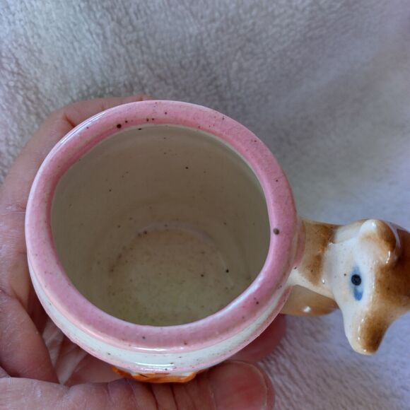 Drink More Juice fox handle childs cup 2 1/2" tall with deer - Picture 6 of 8